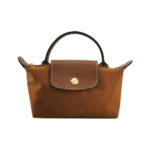 COPY - Small Longchamp Women's canvas handbag